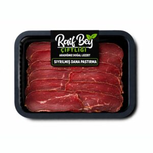 Çemeni Sıyrılmış Dana Pastırma 120g